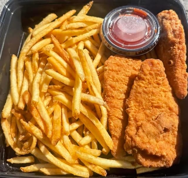 Kids Chicken Strips.