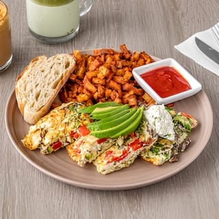 Egg White Veggie Frittata